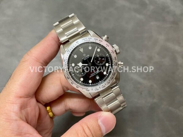 TW Factory Tudor Black Bay Chrono 79350 41mm Full Steel Black Dial (1) TW Factory Tudor Black Bay Chrono 79350 41mm Full Steel Black Dial