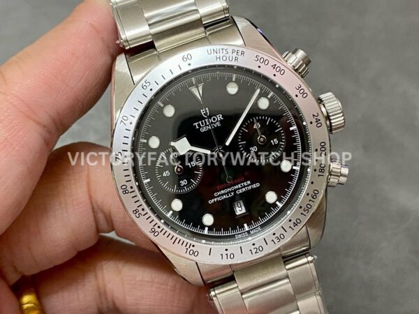TW Factory Tudor Black Bay Chrono 79350 41mm Full Steel Black Dial (6) TW Factory Tudor Black Bay Chrono 79350 41mm Full Steel Black Dial