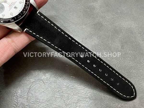TW Factory Tudor Black Bay Chrono M79360N-0006 41mm Steel Leather Strap White Dial (1) TW Factory Tudor Black Bay Chrono M79360N-0006 41mm Steel Leather Strap White Dial