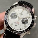 TW Factory Tudor Black Bay Chrono M79360N-0006 41mm Steel Leather Strap White Dial (2) TW Factory Tudor Black Bay Chrono M79360N-0006 41mm Steel Leather Strap White Dial
