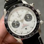 TW Factory Tudor Black Bay Chrono M79360N-0006 41mm Steel Leather Strap White Dial (7) TW Factory Tudor Black Bay Chrono M79360N-0006 41mm Steel Leather Strap White Dial