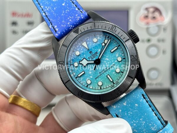 TW Factory Tudor Black Bay M79210CNU-0011 41mm Blue Leather Strap Blue Dial (2) TW Factory Tudor Black Bay M79210CNU-0011 41mm Blue Leather Strap Blue Dial