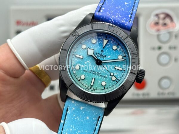 TW Factory Tudor Black Bay M79210CNU-0011 41mm Blue Leather Strap Blue Dial (8) TW Factory Tudor Black Bay M79210CNU-0011 41mm Blue Leather Strap Blue Dial