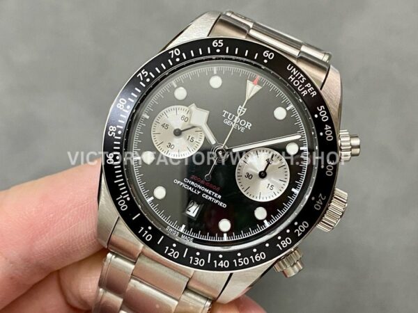 TW Factory Tudor Panda Black Bay Chrono 79360N-0001 41mm Full Steel Black Dial (12) TW Factory Tudor Panda Black Bay Chrono 79360N-0001 41mm Full Steel Black Dial