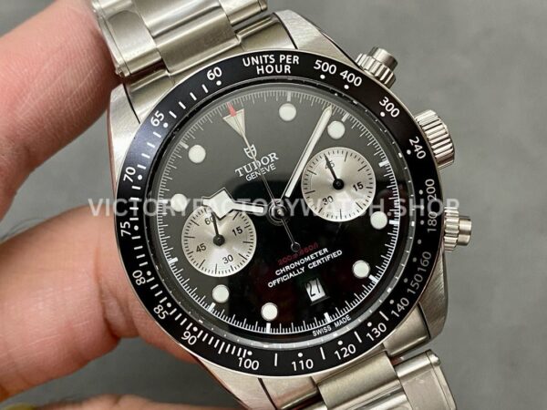 TW Factory Tudor Panda Black Bay Chrono 79360N-0001 41mm Full Steel Black Dial (16) TW Factory Tudor Panda Black Bay Chrono 79360N-0001 41mm Full Steel Black Dial