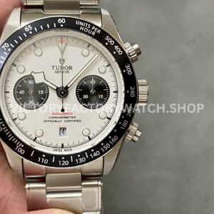 TW Factory Tudor Panda Black Bay Chrono 79360N-0002 41mm Full Steel White Dial (6) TW Factory Tudor Black Bay Chrono 79360N-0002 41mm white dial