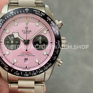 TW Factory Tudor Panda Black Bay Chrono 79360N-019 41mm Full Steel Pink Dial (10) TW Factory Tudor Black Bay Chrono 79360N-019 41mm pink dial