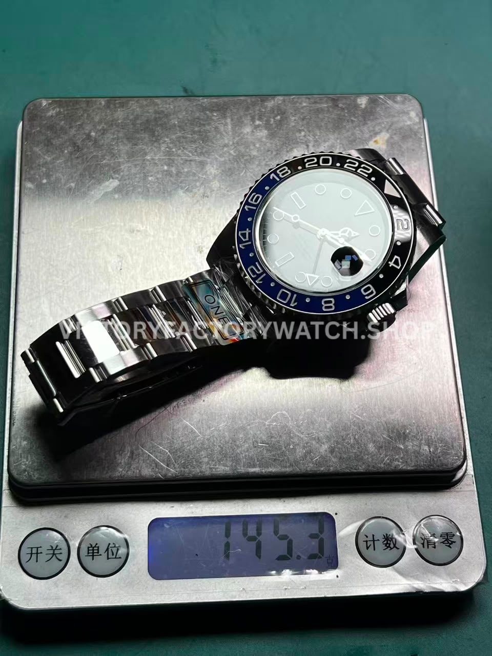 ONE Factory Rolex GMT-Master II 126710 measured weight 145.3g
