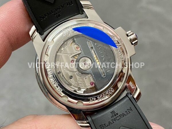 ZF Factory Blancpain Fifty Fathoms Barakuda 5008B-1130-B52A 40.3mm Steel Rubber Strap Black Dial (7) ZF Factory Blancpain Fifty Fathoms Barakuda 5008B-1130-B52A 40.3mm Steel Rubber Strap Black Dial