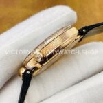 ZF Factory Breguet Reine de Naples 8918BA/58/964/D00D3L 36.5 x 28.5mm Rose Gold Leather Strap Arabic Numerals Mother Of Pearl Dial