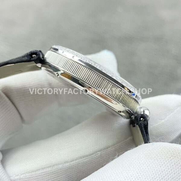 ZF Factory Breguet Reine de Naples 8918BB58964 D00D3L 36.5 x 28.5mm Steel Leather Strap ( (7) ZF Factory Breguet Reine de Naples 8918BB/58/964 D00D3L 36.5 x 28.5mm Steel Leather Strap Arabic Numerals Mother Of Pearl Dial