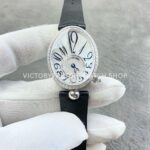 ZF Factory Breguet Reine de Naples 8918BB58964 D00D3L 36.5 x 28.5mm Steel Leather Strap ( (8) ZF Factory Breguet Reine de Naples 8918BB 58 964 D00D3L 36.5 x 28.5mm steel leather strap mother of pearl dial
