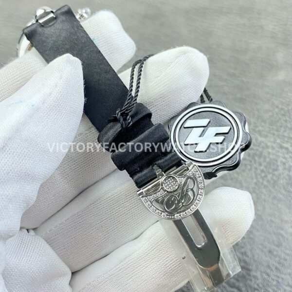 ZF Factory Breguet Reine de Naples 8918BB58964 D00D3L 36.5 x 28.5mm Steel Leather Strap ( (9) ZF Factory Breguet Reine de Naples 8918BB/58/964 D00D3L 36.5 x 28.5mm Steel Leather Strap Arabic Numerals Mother Of Pearl Dial