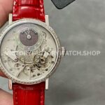 ZF Factory Breguet Tradition 7038BB 1T 9V6 D00D 37mm white gold leather strap openworked dial