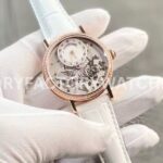 ZF Factory Breguet Tradition 7038BR189V6D00D 37mm Rose Gold Leather Strap Silver Dial (7) ZF Factory Breguet Tradition 7038BR/18/9V6/D00D 37mm Rose Gold Leather Strap Silver Dial