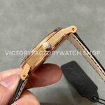 ZF Factory Breguet Tradition 7057BR-G9-9W6 40mm Rose Gold Leather Strap Roman Numerals Black Dial