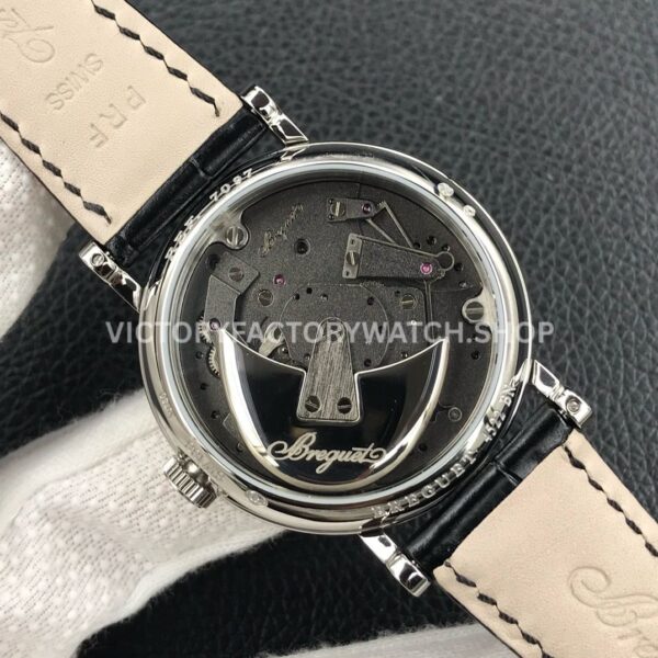 ZF Factory Breguet Tradition 7097BBG19WU 40mm White Gold Leather Strap Roman Numerals Grey Dial (3) ZF Factory Breguet Tradition 7097BB/G1/9WU 40mm White Gold Leather Strap Roman Numerals Grey Dial
