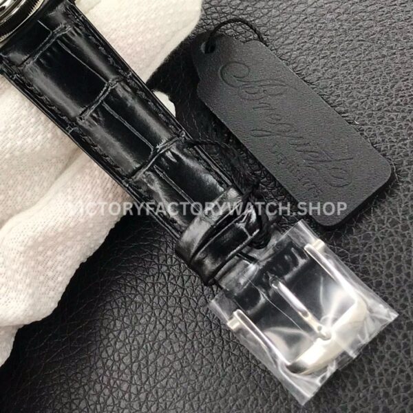 ZF Factory Breguet Tradition 7097BBG19WU 40mm White Gold Leather Strap Roman Numerals Grey Dial (7) ZF Factory Breguet Tradition 7097BB/G1/9WU 40mm White Gold Leather Strap Roman Numerals Grey Dial
