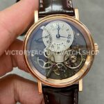 ZF Factory Breguet Tradition 7097BR-G1-9WU 40mm Rose Gold Leather Strap Black Dial (2) ZF Factory Breguet Tradition 7097BR G1 9WU 40mm rose gold leather strap black dial