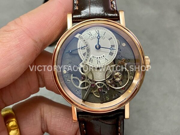 ZF Factory Breguet Tradition 7097BR-G1-9WU 40mm Rose Gold Leather Strap Black Dial (2) ZF Factory Breguet Tradition 7097BR G1 9WU 40mm rose gold leather strap black dial