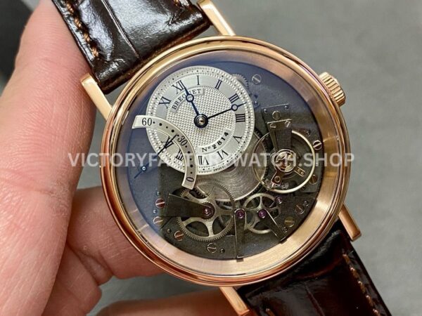 ZF Factory Breguet Tradition 7097BR-G1-9WU 40mm Rose Gold Leather Strap Black Dial (4) ZF Factory Breguet Tradition 7097BR-G1-9WU 40mm Rose Gold Leather Strap Black Dial