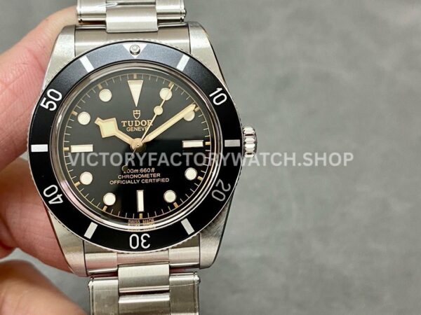 ZF Factory Tudor Black Bay 54 M79000N-0001 37mm Full Steel Aluminum Bezel Black Dial (7) ZF Factory Tudor Black Bay 54 black dial