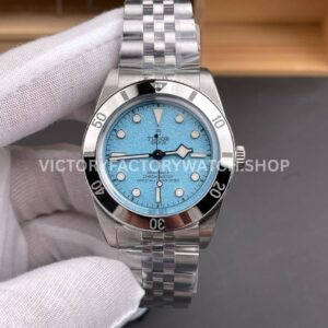 ZF Factory Tudor Black Bay 54 M79000N-0001 37mm Full Steel Aluminum Bezel Lagoon Blue Dial (3) ZF Factory Tudor Black Bay 54 lagoon blue dial