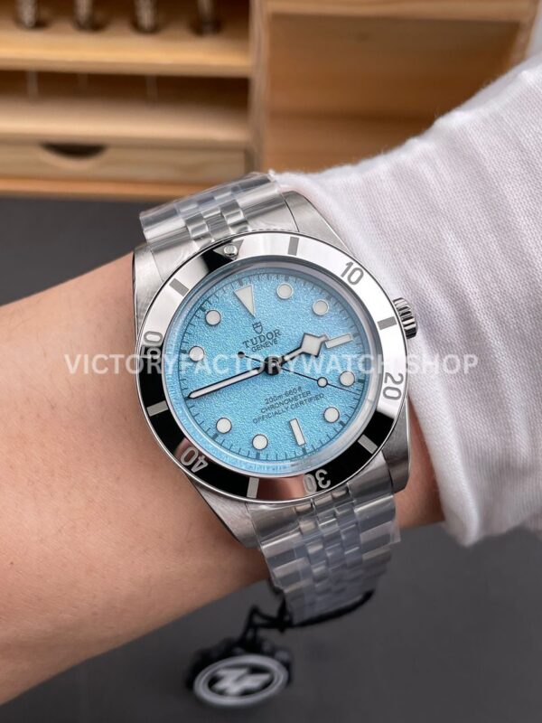 ZF Factory Tudor Black Bay 54 M79000N-0001 37mm Full Steel Aluminum Bezel Lagoon Blue Dial (6) ZF Factory Tudor Black Bay 54 M79000N-0001 37mm Full Steel Aluminum Bezel Lagoon Blue Dial