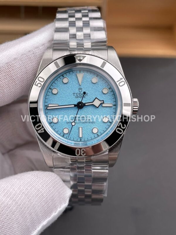 ZF Factory Tudor Black Bay 54 M79000N-0001 37mm Full Steel Aluminum Bezel Lagoon Blue Dial (8) ZF Factory Tudor Black Bay 54 M79000N-0001 37mm Full Steel Aluminum Bezel Lagoon Blue Dial