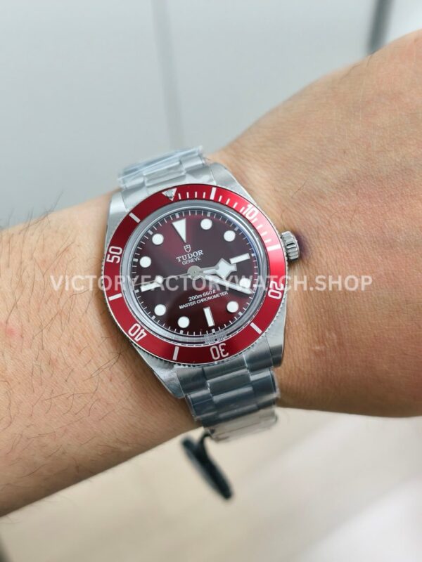 ZF Factory Tudor Black Bay 58 7939A1A0RU 39mm Full Steel Red Aluminum Bezel Red Dial Jubilee