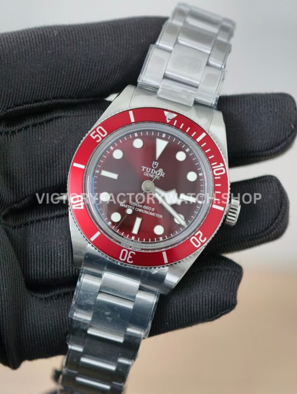 ZF Factory Tudor Black Bay 58 7939A1A0RU 39mm Full Steel Red Aluminum Bezel Red Dial Jubilee