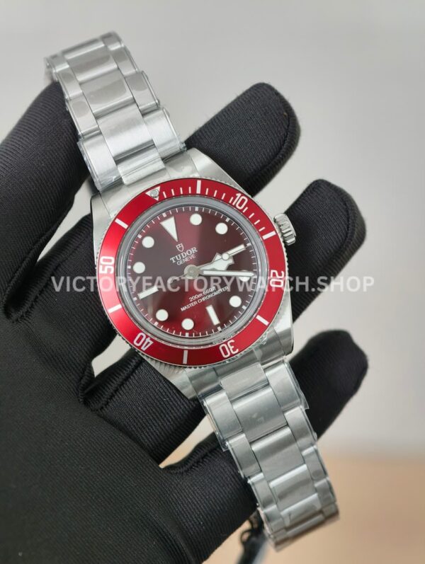 ZF Factory Tudor Black Bay 58 7939A1A0RU 39mm Full Steel Red Aluminum Bezel Red Dial Jubilee