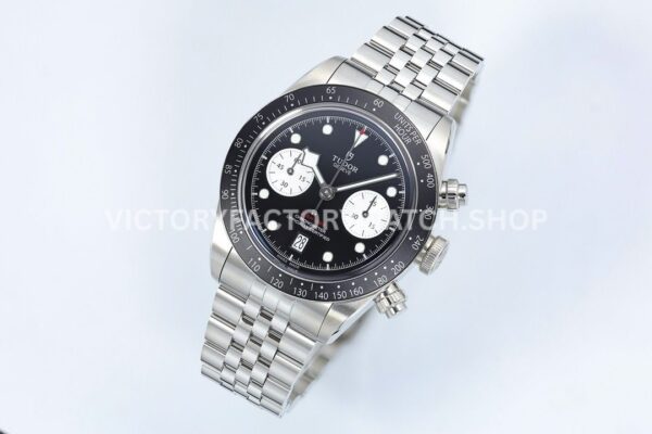 ZF Factory Tudor Black Bay Chrono 79360N-0001 41mm Full Steel Ceramic Bezel Black Dial Jubilee (10) ZF Factory Tudor Black Bay Chrono 79360N-0001 41mm Full Steel Ceramic Bezel Black Dial Jubilee