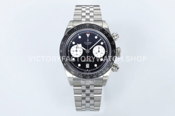 ZF Factory Tudor Black Bay Chrono 79360N-0001 41mm Full Steel Ceramic Bezel Black Dial Jubilee (3) ZF Factory Tudor Black Bay Chrono 79360N-0001 black dial