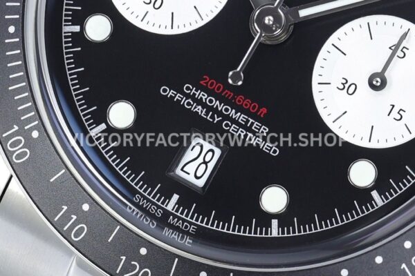 ZF Factory Tudor Black Bay Chrono 79360N-0001 41mm Full Steel Ceramic Bezel Black Dial Jubilee (7) ZF Factory Tudor Black Bay Chrono 79360N-0001 41mm Full Steel Ceramic Bezel Black Dial Jubilee