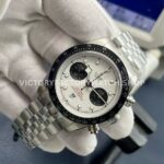 ZF Factory Tudor Black Bay Chrono 79360N-0002 41mm Full Steel Ceramic Bezel White Dial Jubilee (4) ZF Factory Tudor Black Bay Chrono 79360N-0002 41mm Full Steel Ceramic Bezel White Dial Jubilee