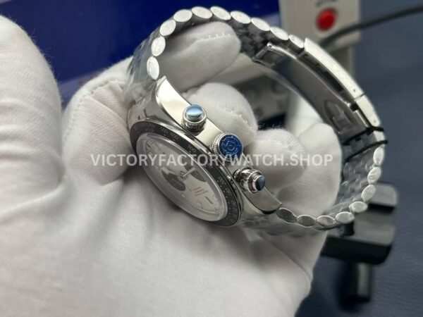 ZF Factory Tudor Black Bay Chrono 79360N-0002 41mm Full Steel Ceramic Bezel White Dial Jubilee (5) ZF Factory Tudor Black Bay Chrono 79360N-0002 41mm Full Steel Ceramic Bezel White Dial Jubilee
