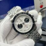 ZF Factory Tudor Black Bay Chrono 79360N-0002 41mm Full Steel Ceramic Bezel White Dial Jubilee (6) ZF Factory Tudor Black Bay Chrono 79360N-0002 41mm Full Steel Ceramic Bezel White Dial Jubilee