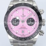 ZF Factory Tudor Black Bay Chrono 79360N-0019 41mm Full Steel Ceramic Bezel Pink Dial Jubilee