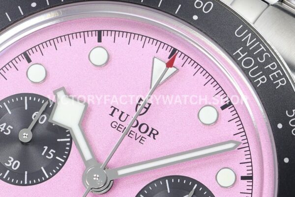 ZF Factory Tudor Black Bay Chrono 79360N-0019 41mm Full Steel Ceramic Bezel Pink Dial Jubilee