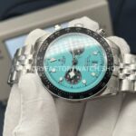 ZF Factory Tudor Black Bay Chrono 79360N-0024 41mm Full Steel Ceramic Bezel Turquoise Dial Jubilee (6) ZF Factory Tudor Black Bay Chrono 79360N-0024 41mm Full Steel Ceramic Bezel Turquoise Dial Jubilee