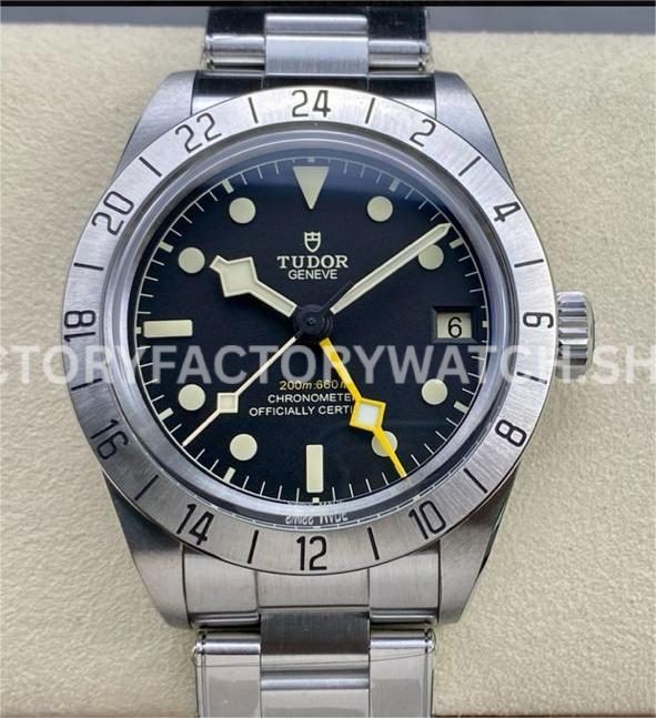 ZF Factory Tudor Black Bay GMT 79470 39mm Full Steel Black Dial (5) ZF Factory Tudor Black Bay GMT 79470 black dial