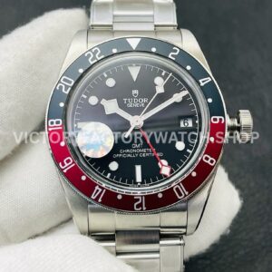 ZF Factory Tudor Black Bay GMT M79830RB-0001 41mm Full Steel Aluminum Pepsi Bezel Black Dial (2) ZF Factory Tudor Black Bay GMT M79830RB-0001