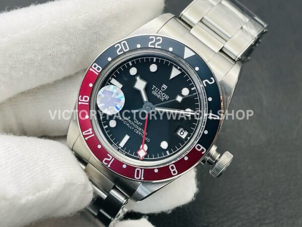ZF Factory Tudor Black Bay GMT M79830RB-0001 41mm Full Steel Aluminum Pepsi Bezel Black Dial