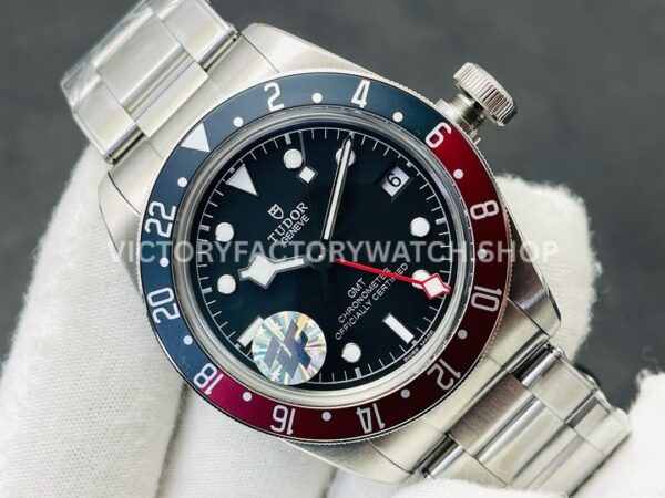 ZF Factory Tudor Black Bay GMT M79830RB-0001 41mm Full Steel Aluminum Pepsi Bezel Black Dial