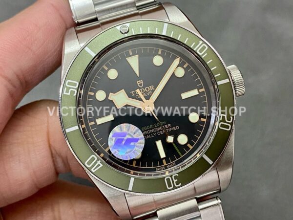ZF Factory Tudor Harrods Black Bay 79230G 41mm Full Steel Aluminum Bezel Black Dial