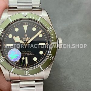 ZF Factory Tudor Harrods Black Bay 79230G 41mm Full Steel Aluminum Bezel Black Dial (2) ZF Factory Tudor Harrods Black Bay 79230G