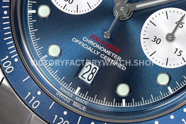 ZF Factory Tudor Heritage Black Bay Chrono 79360B-0002 41mm Full Steel Blue Ceramic Bezel Blue Dial Jubilee (1) ZF Factory Tudor Heritage Black Bay Chrono 79360B-0002 41mm Full Steel Blue Ceramic Bezel Blue Dial Jubilee