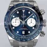 ZF Factory Tudor Heritage Black Bay Chrono 79360B-0002 41mm Full Steel Blue Ceramic Bezel Blue Dial Jubilee (5) ZF Factory Tudor Heritage Black Bay Chrono 79360B-0002 41mm Full Steel Blue Ceramic Bezel Blue Dial Jubilee