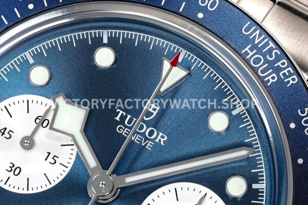ZF Factory Tudor Heritage Black Bay Chrono 79360B-0002 41mm Full Steel Blue Ceramic Bezel Blue Dial Jubilee (9) ZF Factory Tudor Heritage Black Bay Chrono 79360B-0002 41mm Full Steel Blue Ceramic Bezel Blue Dial Jubilee
